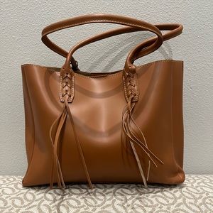 Leather boho bag